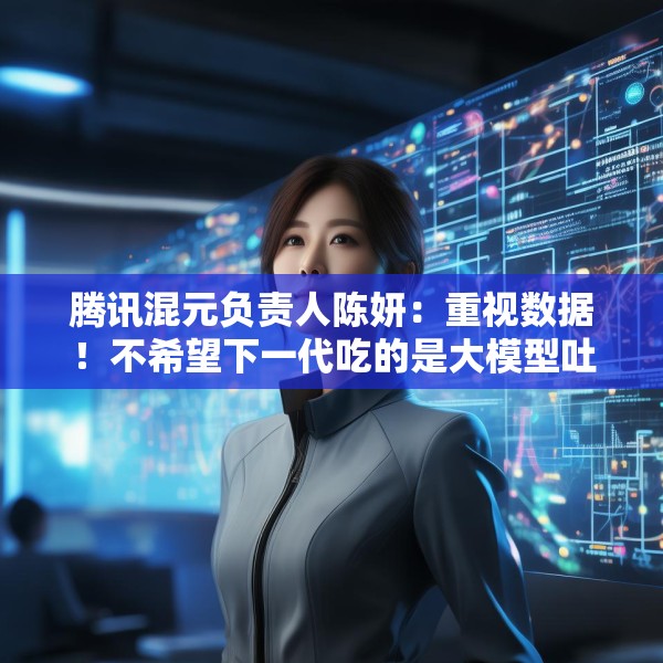 腾讯混元负责人陈妍：重视数据！不希望下一代吃的是大模型吐出来的垃圾