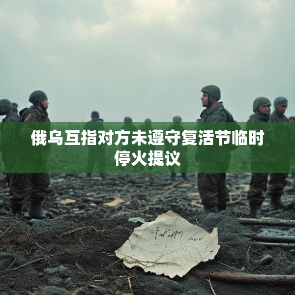 俄乌互指对方未遵守复活节临时停火提议