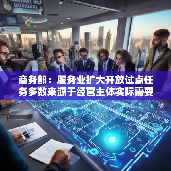 商务部：服务业扩大开放试点任务多数来源于经营主体实际需要