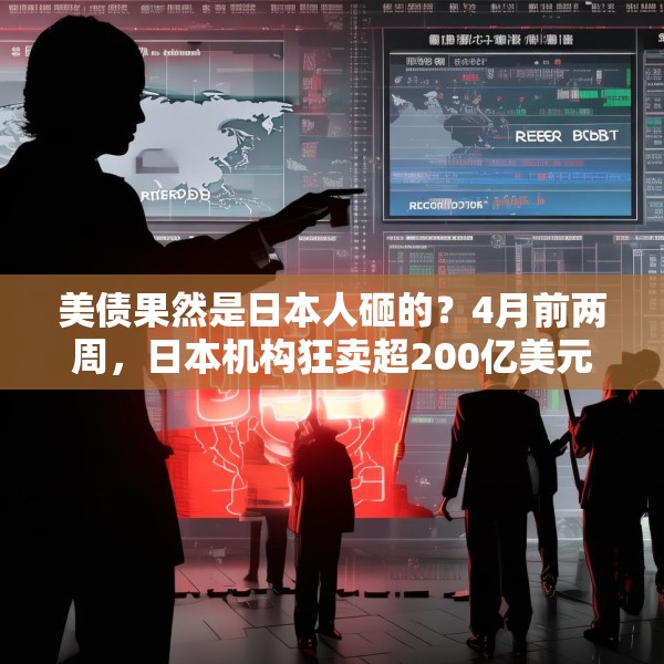 美债果然是日本人砸的？4月前两周，日本机构狂卖超200亿美元外债，规模创20年新高！