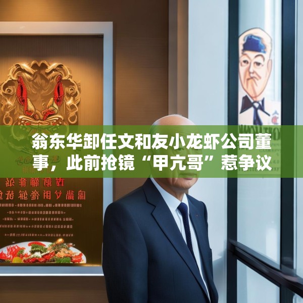 翁东华卸任文和友小龙虾公司董事，此前抢镜“甲亢哥”惹争议