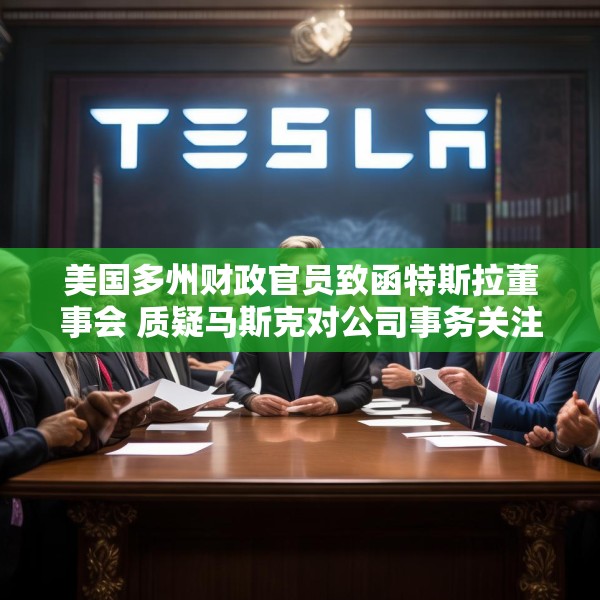 美国多州财政官员致函特斯拉董事会 质疑马斯克对公司事务关注不足