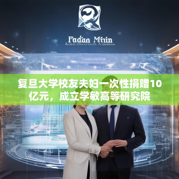 复旦大学校友夫妇一次性捐赠10亿元，成立学敏高等研究院