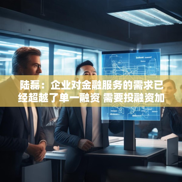 陆磊：企业对金融服务的需求已经超越了单一融资 需要投融资加风险管理咨询的一体化金融解决方案