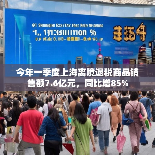 今年一季度上海离境退税商品销售额7.6亿元，同比增85%