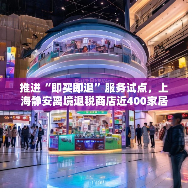 推进“即买即退”服务试点，上海静安离境退税商店近400家居全市首位