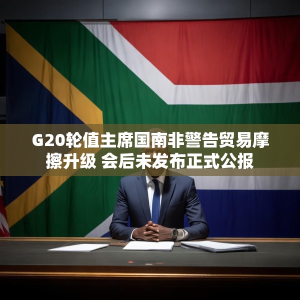G20轮值主席国南非警告贸易摩擦升级 会后未发布正式公报