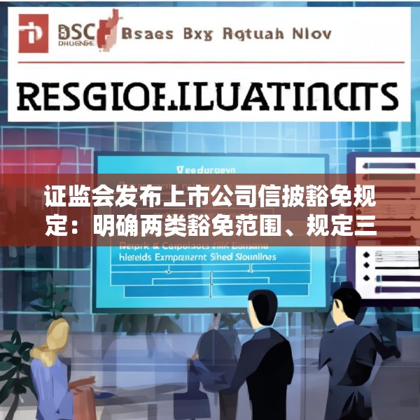 证监会发布上市公司信披豁免规定：明确两类豁免范围、规定三种豁免方式