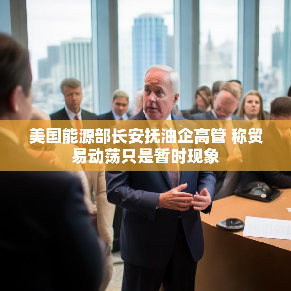 美国能源部长安抚油企高管 称贸易动荡只是暂时现象