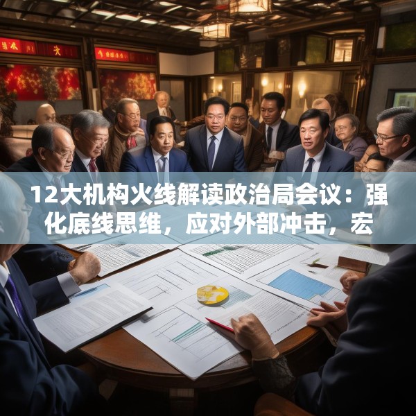 12大机构火线解读政治局会议：强化底线思维，应对外部冲击，宏观着力“四稳”，配置上沿三主线布局