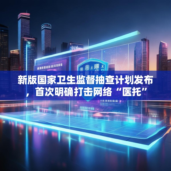 新版国家卫生监督抽查计划发布，首次明确打击网络“医托”