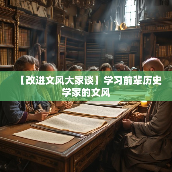 【改进文风大家谈】学习前辈历史学家的文风