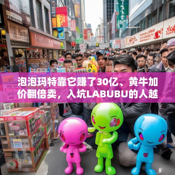 泡泡玛特靠它赚了30亿、黄牛加价翻倍卖，入坑LABUBU的人越来越多