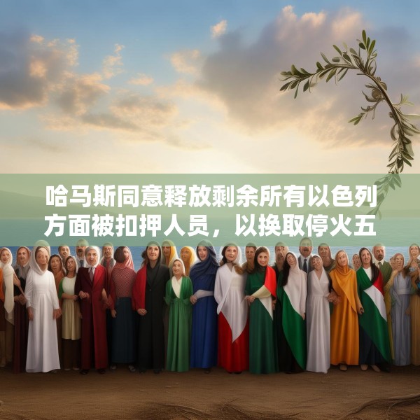 哈马斯同意释放剩余所有以色列方面被扣押人员，以换取停火五年