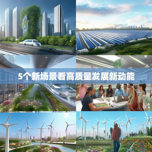 5个新场景看高质量发展新动能
