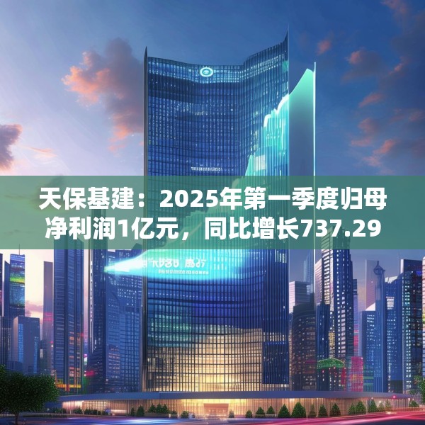 天保基建：2025年第一季度归母净利润1亿元，同比增长737.29%