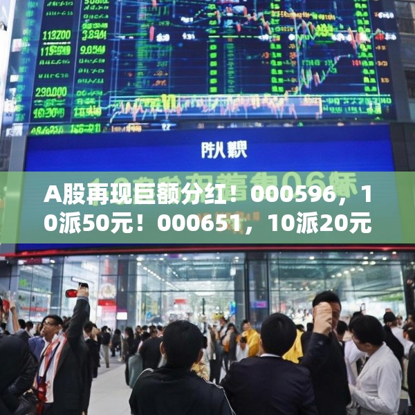 A股再现巨额分红！000596，10派50元！000651，10派20元！