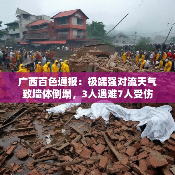 广西百色通报：极端强对流天气致墙体倒塌，3人遇难7人受伤