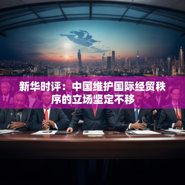 新华时评：中国维护国际经贸秩序的立场坚定不移