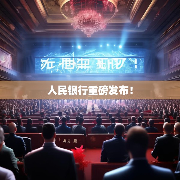 人民银行重磅发布！