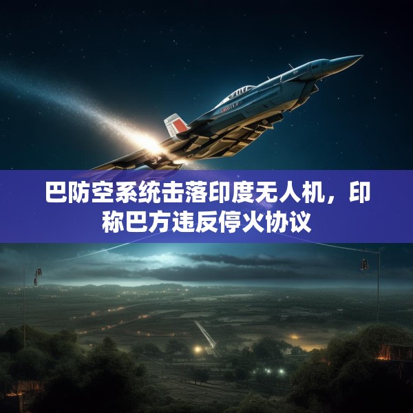 巴防空系统击落印度无人机，印称巴方违反停火协议