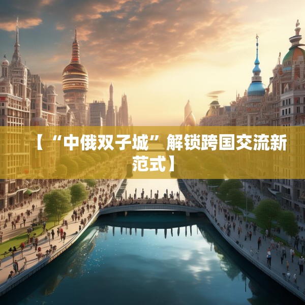 【“中俄双子城”解锁跨国交流新范式】