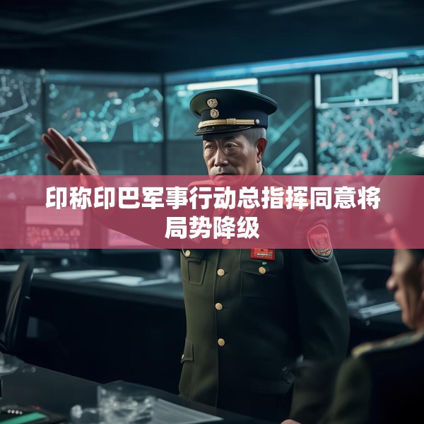 印称印巴军事行动总指挥同意将局势降级