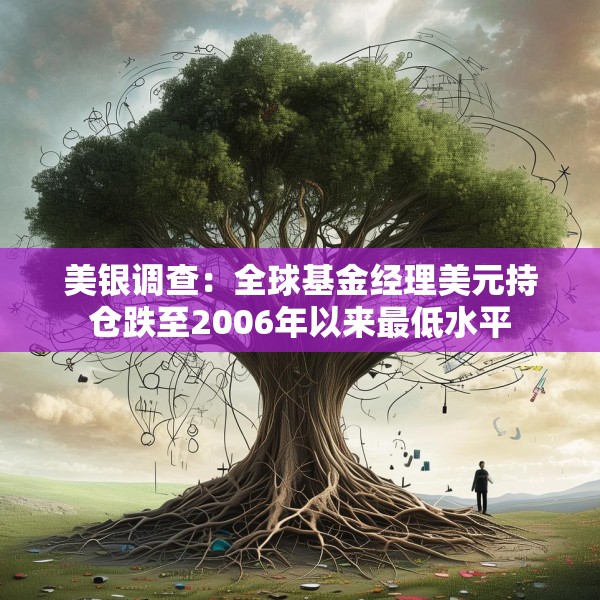 美银调查：全球基金经理美元持仓跌至2006年以来最低水平