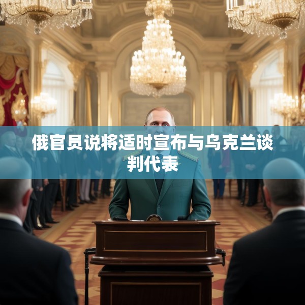 俄官员说将适时宣布与乌克兰谈判代表