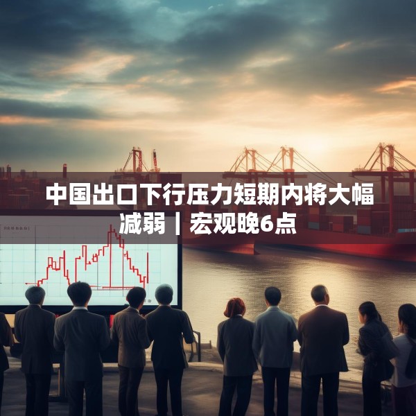 中国出口下行压力短期内将大幅减弱｜宏观晚6点