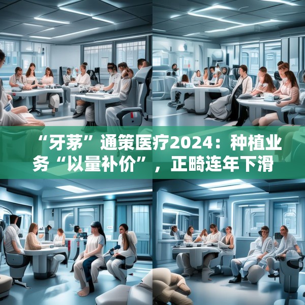 “牙茅”通策医疗2024：种植业务“以量补价”，正畸连年下滑，千亿市值缩水九成