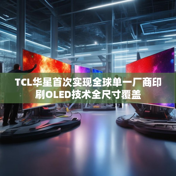 TCL华星首次实现全球单一厂商印刷OLED技术全尺寸覆盖