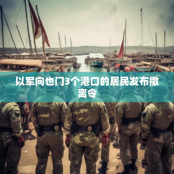 以军向也门3个港口的居民发布撤离令