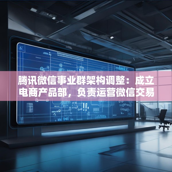 腾讯微信事业群架构调整：成立电商产品部，负责运营微信交易新模式