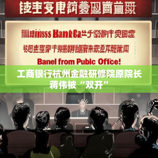工商银行杭州金融研修院原院长蒋伟被“双开”
