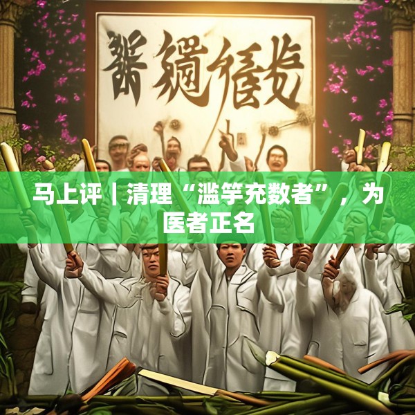 马上评｜清理“滥竽充数者”，为医者正名