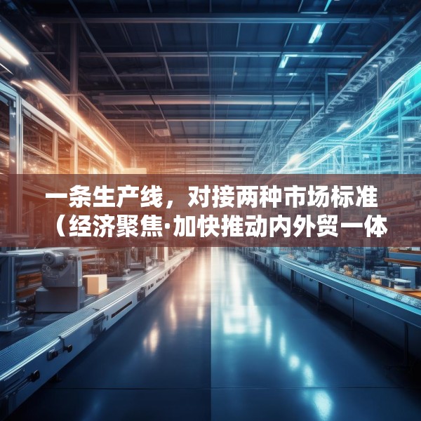 一条生产线，对接两种市场标准（经济聚焦·加快推动内外贸一体化）