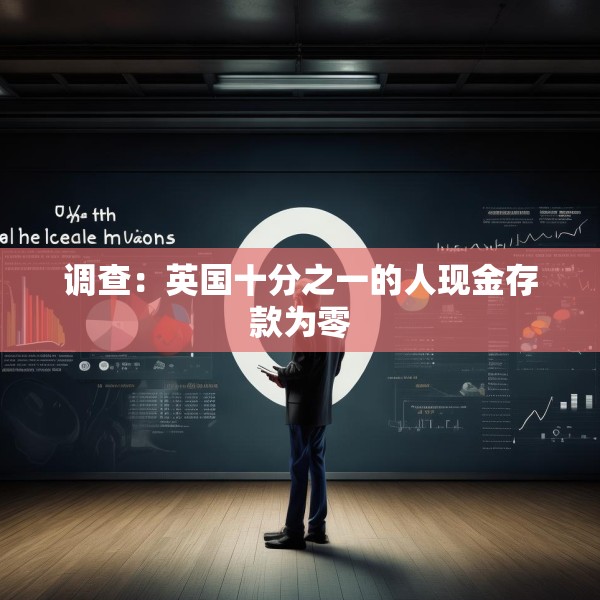 调查：英国十分之一的人现金存款为零