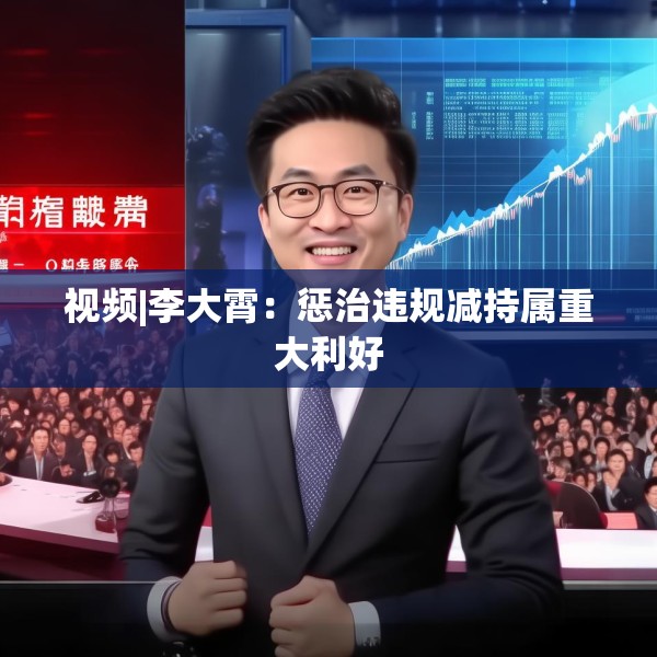 视频|李大霄：惩治违规减持属重大利好