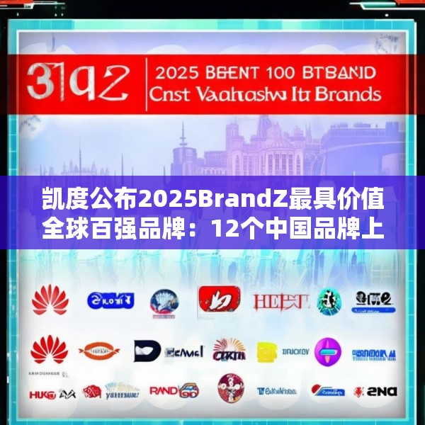 凯度公布2025BrandZ最具价值全球百强品牌：12个中国品牌上榜，华为位列第39位
