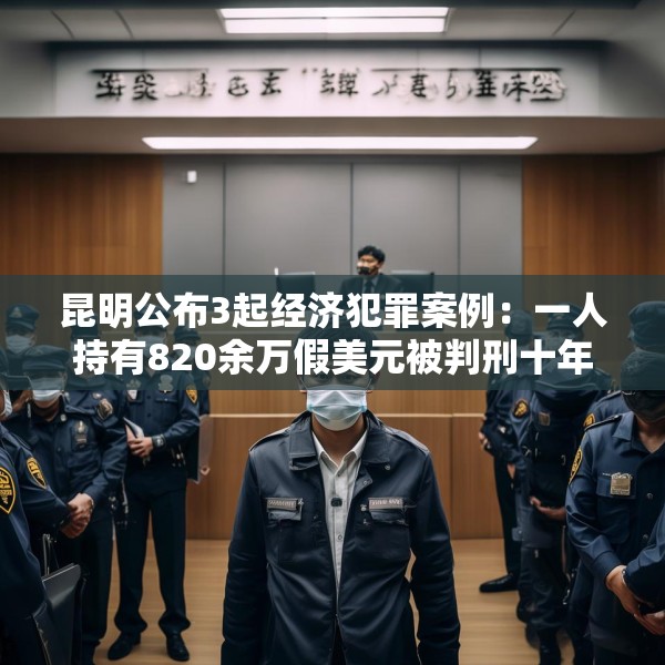 昆明公布3起经济犯罪案例：一人持有820余万假美元被判刑十年