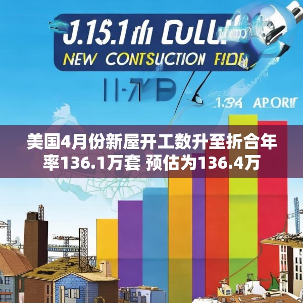 美国4月份新屋开工数升至折合年率136.1万套 预估为136.4万