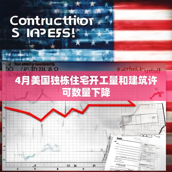 4月美国独栋住宅开工量和建筑许可数量下降