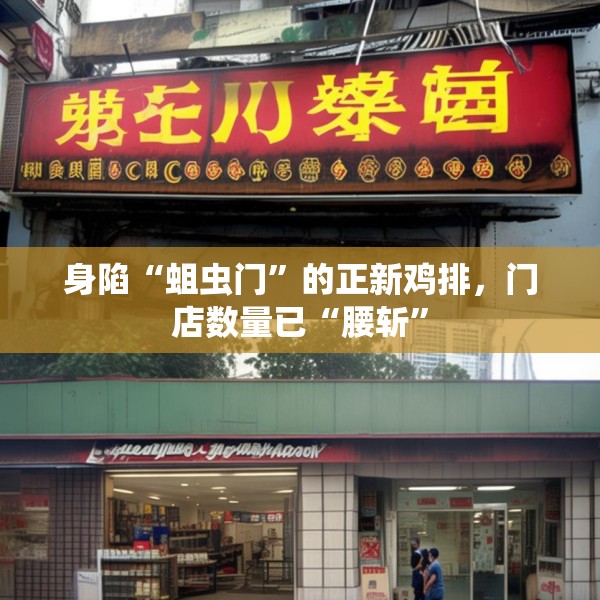 身陷“蛆虫门”的正新鸡排，门店数量已“腰斩”