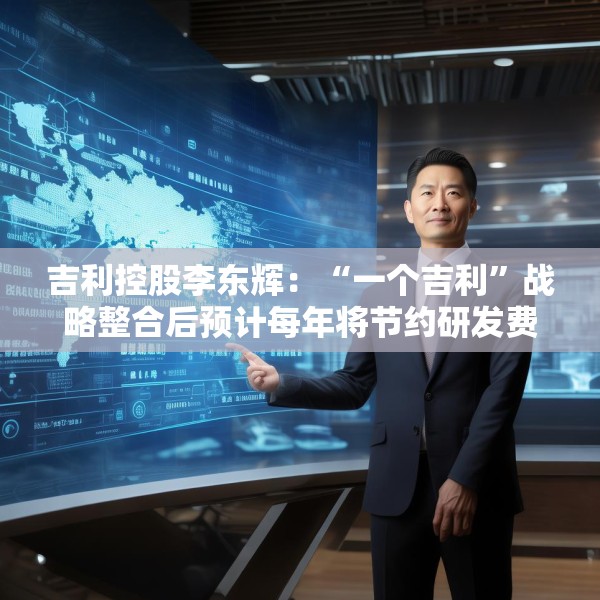 吉利控股李东辉：“一个吉利”战略整合后预计每年将节约研发费用数十亿元