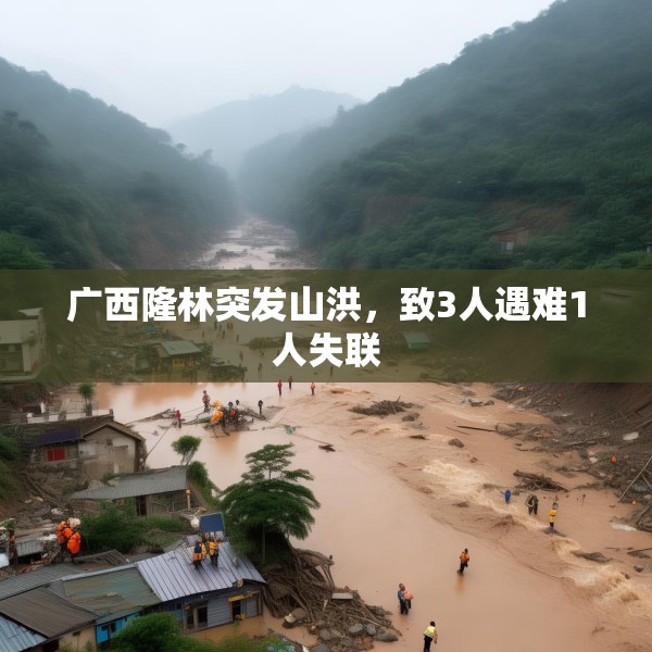 广西隆林突发山洪，致3人遇难1人失联