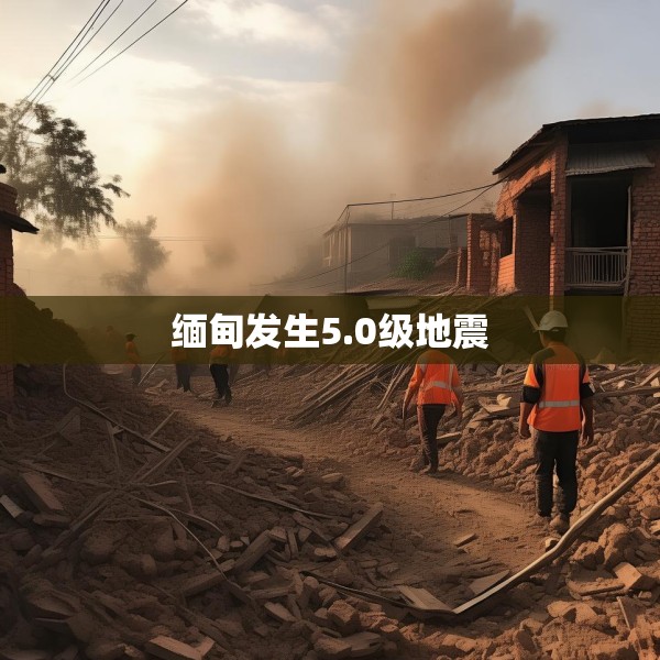 缅甸发生5.0级地震