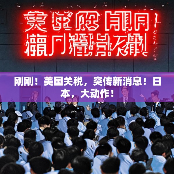 刚刚！美国关税，突传新消息！日本，大动作！