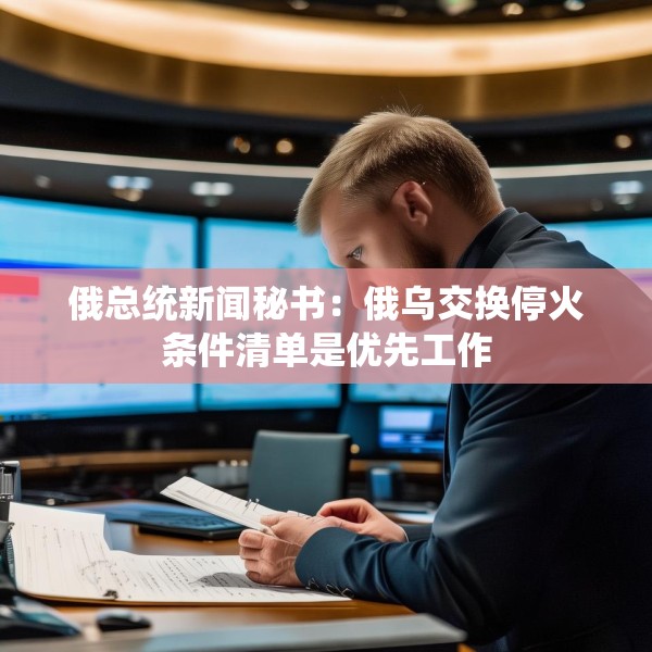 俄总统新闻秘书：俄乌交换停火条件清单是优先工作