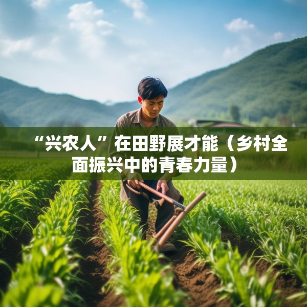 “兴农人”在田野展才能（乡村全面振兴中的青春力量）